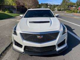 Pre-owned, 2016, Cadillac CTS-V, 2016 CTS-V Crystal White Frost Limited Edition, 14.473 miles, Crystal White Tricoat